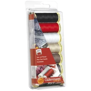 Gutermann Sew-All Polyester Sewing Thread - 7 x 100m Bold Pack - Picture 1 of 2