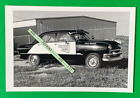 Trouvé 4X6 PHOTO ancienne voiture de patrouille routière police d'État 1950 FORD Cruiser