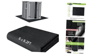Outdoor Aufbewahrungsschuppen Fußmatte, 6 * 8,2 Fuß Wasserdicht Waschbar Garten 6 x 8,2 Fuß - Bild 1 von 8