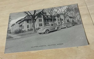 Vintage 40’s Halstead  Hospital, Halstead, KS Postcard-unused - Picture 1 of 2