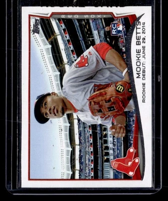 2014 Topps Update Series - Rookie Debut Mookie Betts #US-301 (RC) - Image 1 of 3