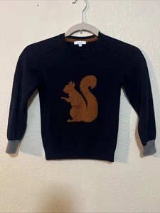Kids Squirrel Pullover Sweater Size 6 - Picture 1 of 3