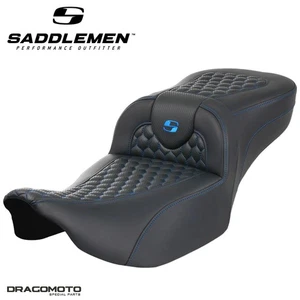 SITZBANK HARLEY TOURING SADDLEMEN Roadsofa™ 823-07-19001 One-Piece Schwarz Sa... - Picture 1 of 3