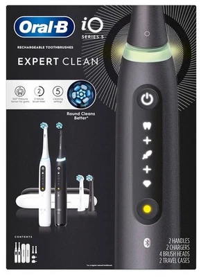 Escova de dentes recarregável Oral-B iO Series 5 pacote duplo - Nova e lacrada - Imagem 1 de 4