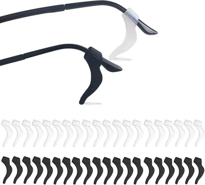 20 Pairs Anti-Slip Silicone Glasses Ear Hooks Holder for Sunglasses & Eyewear - Image 1 of 4