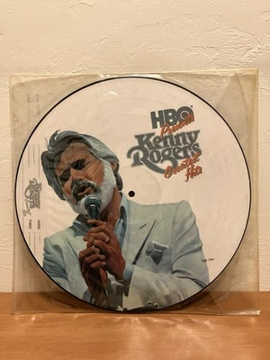 HBO Presents Kenny Rogers Greatest Hits Picture Disc NEW Vinyl LP SEALED Record - Image 1 of 2