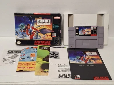 Super Nintendo Super Star Wars The Empire Strikes Back en caja original sin probar Foto 1 de 4
