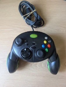 Naki G-Shock Wired Controller For Original Xbox - Black - Tested - Free Postage - Picture 1 of 11
