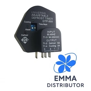 ADJUSTABLE DEFROST TIMER 90V - 250V 6HRS - 24HRS 16 CYCLE CONFIGURATIONS - Picture 1 of 4