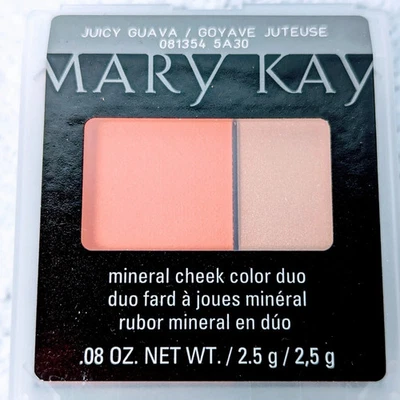 Mary Kay JUICY GUAVA Mineral Duo Blush cheek color New - Image 1 of 2