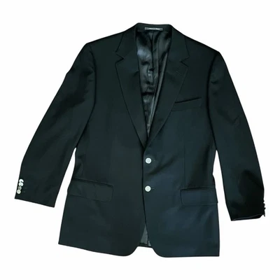 Blazer/abrigo deportivo GUCCI negro 2 botones 100 % lana talla 52 (US 42) Italia Foto 1 de 4
