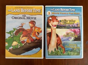 THE LAND BEFORE TIME 4 Movie 2 DVD Pack Original/Great Valley/Time Giving/Mists - Picture 1 of 6