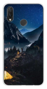 Coque en silicone imprimée compatible Huawei P Smart Plus Seul en Montagne - Picture 1 of 3
