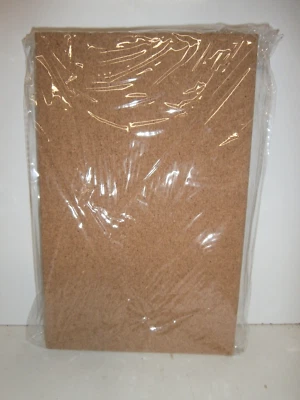 Cork Board Soft Cover Lined Journal Notebook Ribbon Bookmark Diary - Image 1 of 2