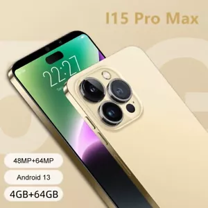 6.7 Inch Unlocked i15 Pro Max Android Smartphone Dual Sim 4G Phone Mobile 8+128G - Picture 1 of 16