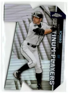 Ichiro 2021 Topps Chrom PLATIN SPIELER STERBEN GESCHNITTEN REFRAKTOR Karte CPDC-15 - Bild 1 von 2