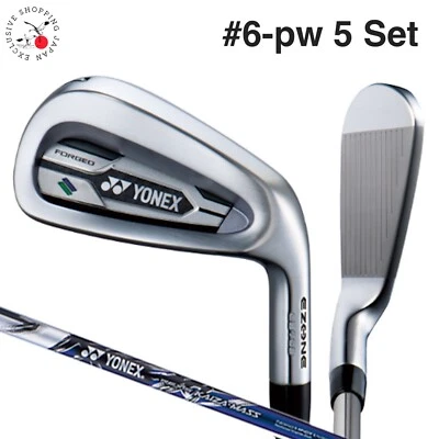 YONEX Golf Ezone CB702 Forged Iron Club 5 Set 6-pw Rexis Kaiza Mass i7 Shaft New - Image 1 of 4