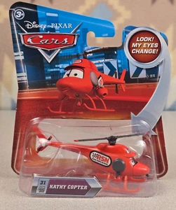 Disney Pixar Cars Movie Look My Eyes Change Lenticular Eyes Kathy Copter Toy #31 - Picture 1 of 2