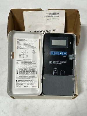 PARAGON EC7004/120 Single Channel Electric Time Control 24 hour 7 day 30A 120V - Image 1 of 4