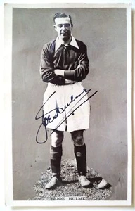 JOE HULME, ARSENAL (1926-38) E INGLATERRA (1927-33) POSTAL DE FÚTBOL AUTOGRAFIADA - Imagen 1 de 3