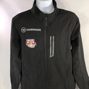 Red Bull Salzburg High Mock Neck Full Zip Jacket by Warrior XXL 2XL Black Coat - Picture 1 of 11