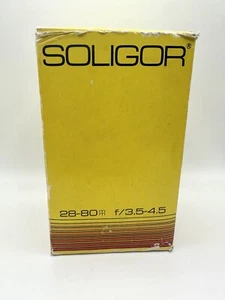 Soligor 28-80mm F/3.5-4.5 Olympus Mount MACRO Zoom Lens Original Packaging - Picture 1 of 9