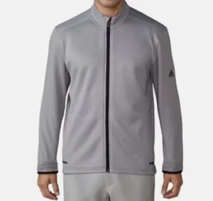 NWT Adidas Men's Climaheat Golf Jacket Grey Size Large DESERT SPRINGS Embroidery - Picture 1 of 8