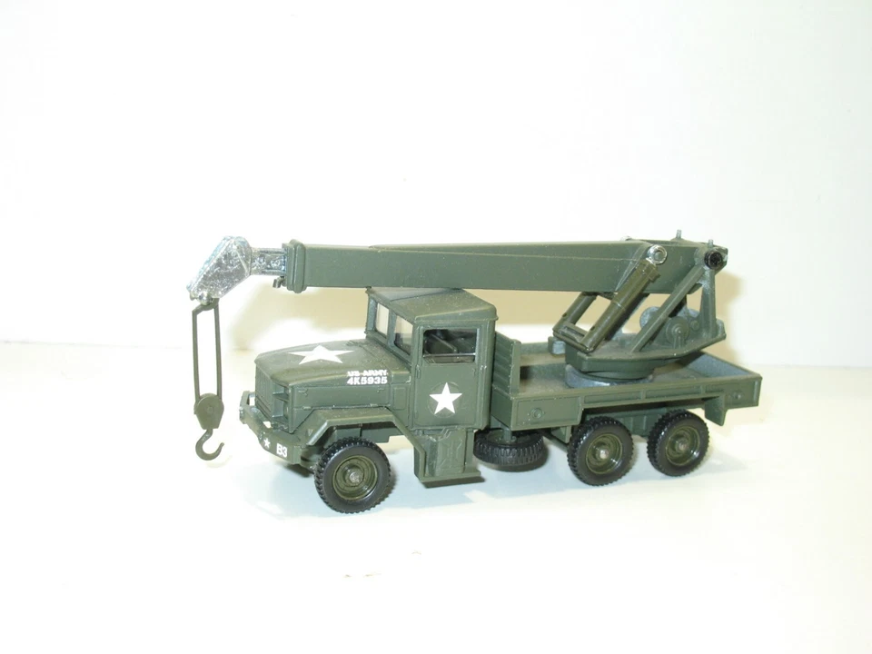 Solido Camion Kaiser Jeep Gru Da Lavoro Militare USA Completo - Immagine 1 di 3