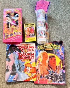 RINGLING BROS BARNUM & BAILEY COLLECTION MUGS, DOLL, PROGRAMS, VHS TAPE, POSTER - Picture 1 of 24