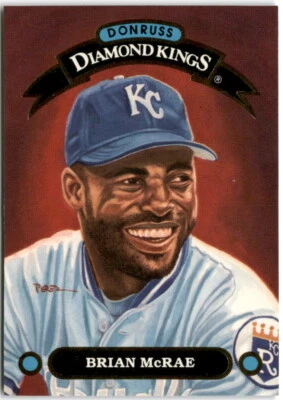 Donruss #DK-16 1992 Brian McRae Kansas City Royals Foto 1 de 2