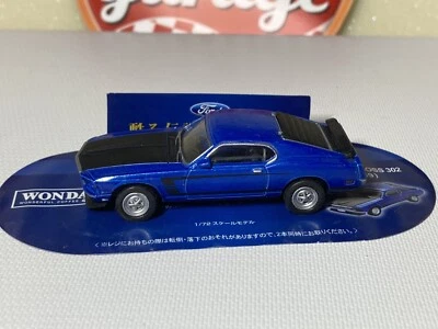 Diecast 1/72 Mustang Boss 302 1969 Blue/Black Wonda Ford 100th Anniversary - Image 1 of 4