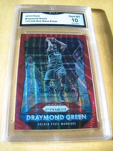 Draymond Green Warriors 2015 Prizm Red Wave Prizm # 175/350 grado 10 L@@K - Imagen 1 de 1