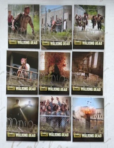 The Walking Dead Season 3 Complete The Prison Chase Set TP-01 - TP-09 - Foto 1 di 2