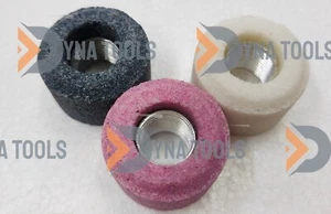 2-1/8'' VALVE SEAT GRINDING STONES 3x MULTI GRIT For SIOUX HOLDER 11/16" Thread - Picture 1 of 12