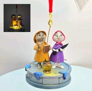 Disney The Rescuers Bernard & Miss Bianca Light-up Sketchbook Ornament - Picture 1 of 14