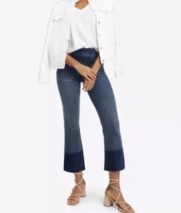 Spanx Straight Cropped Jeans Women Size XL* High Rise Stretch Pull On Slimming - Picture 1 of 16