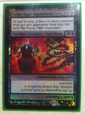 Foil Kuon, Ogre Ascendant - Saviors of Kamigawa - Magic: The Gathering - MTG