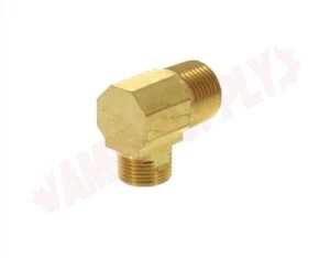 Universal Dishwasher Elbow Fitting, 3/8" Compression x 3/8" MIP - Picture 1 of 2