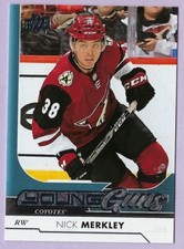 2017/18 Upper Deck Young Guns card# 499 of Nick Merkley