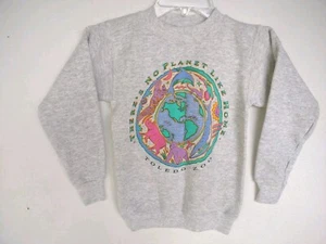 Vtg 80s Toledo Ohio Zoo There's No Planet Like Home Sweatshirt Child Sz 8 Tultex - Picture 1 of 7