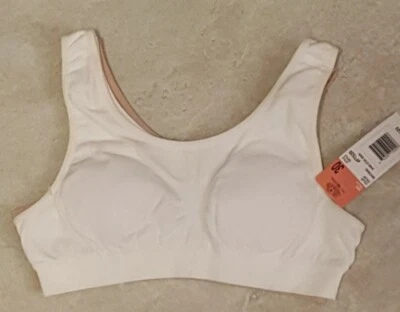 Juego de dos sujetadores deportivos Fruit of the Loom sin costuras para niñas: 30-32 Foto 1 de 2