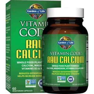Garden of Life Vitamin Code Raw Calcium 60 Veg Caps EXP 11-2025 - Picture 1 of 7