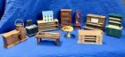 Artisan *DOLLHOUSE-FURNITURE SALE* Twelve Items, Some Signed Pieces 1:12