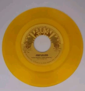 JERRY LEE LEWIS- HIGH SCHOOL CONFIDENTIAL/FOOLS LIKE YOU-- GOLD VINYL REISSUE - Picture 1 of 4