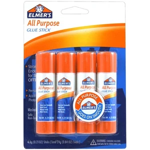 Elmers All Purpose Glue Sticks, 0.21 Ounce, 4 Count - Picture 1 of 1