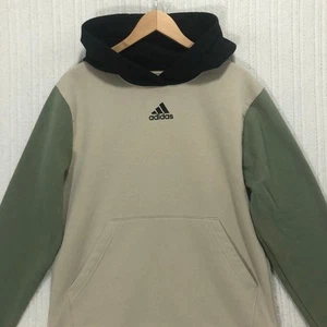 Adidas Colorblock Hoodie Pullover Sweatshirt Athleisure Kids XL - Picture 1 of 8