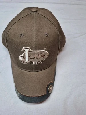 Gorra Justin Boots bordada ajustable calibre 12 correa trasera  Foto 1 de 4