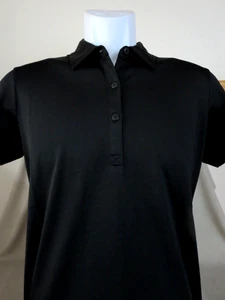 New Women's Travis Mathew Performance Black Polo Shirt W-Starr W101223 Medium - Picture 1 of 5