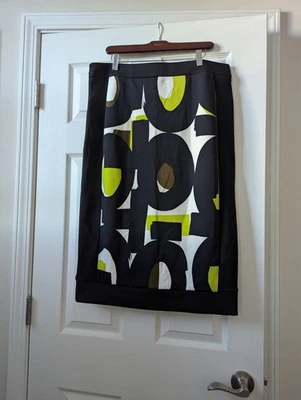 Falda lápiz talla 16 de altura patrón Georgetown Foto 1 de 3