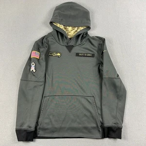 Seattle Seahawks Salute To Service Sudadera con Capucha para Mujer XL Nike Dri-Fit Sudadera NFL - Imagen 1 de 7